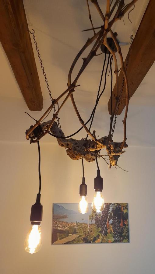Studio Chez Un Vigneron Au Village Au 2Eme Etage Sans Ascenseur Villeneuve Bagian luar foto